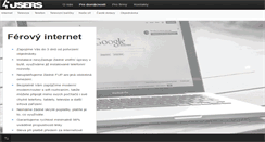 Desktop Screenshot of 4users.cz
